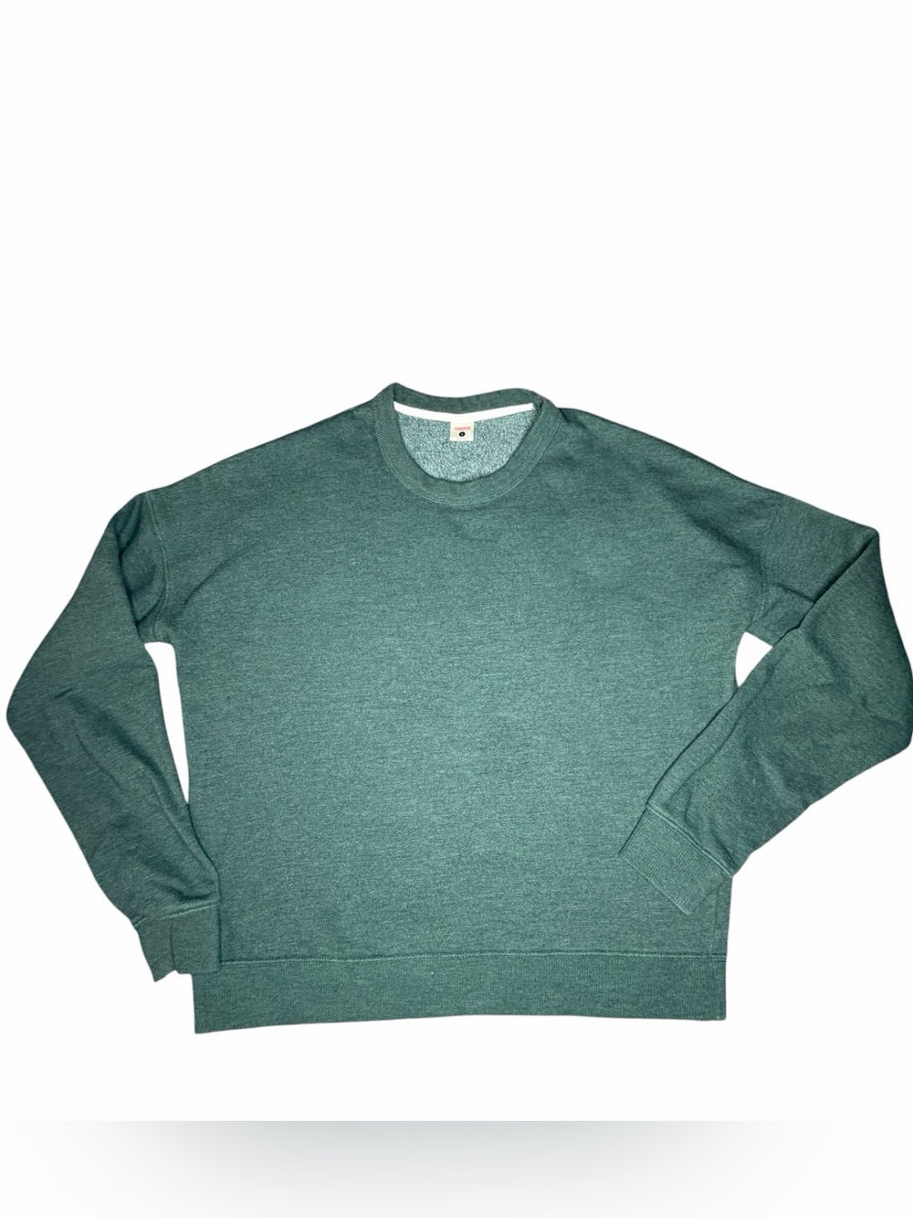 HOMAGE Green Fleece Crewneck Sweatshirt Sz Small Minimalist College